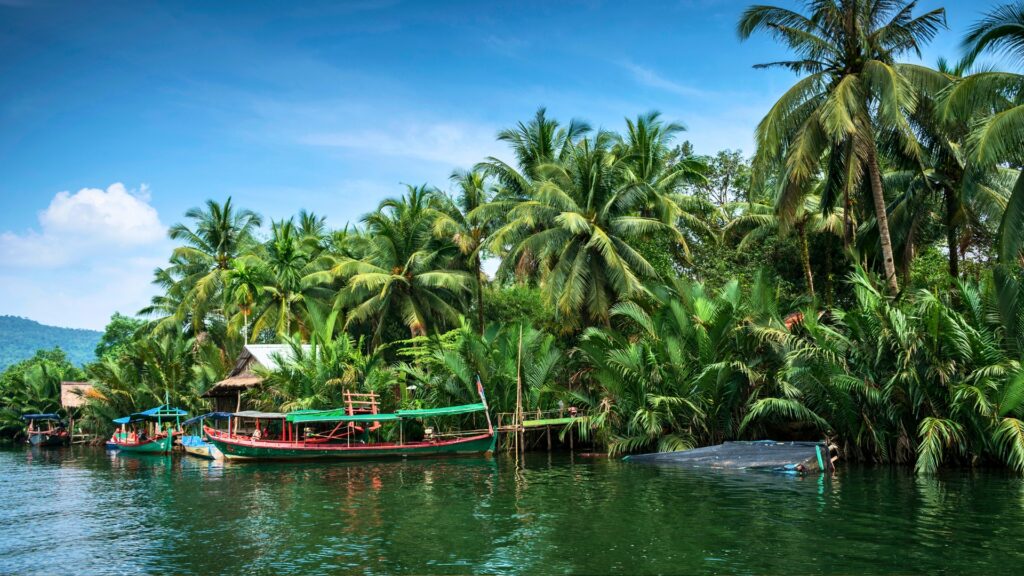 droga do wodospadu tatai. Motocyklem przez Kambodżę.